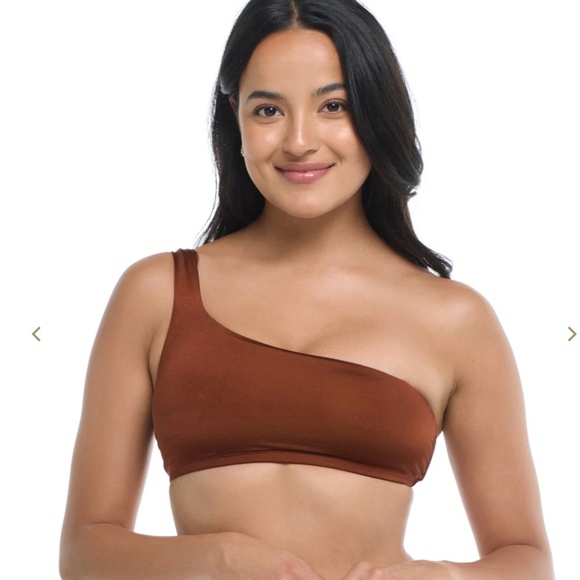 Skye Swimwear Robyn Top One-Shoulder Bikini Top - Picture 1 of 4